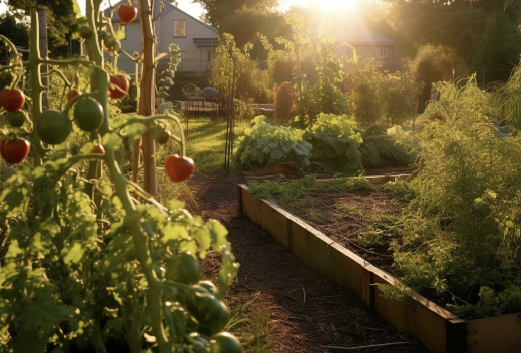 plants de tomates potager