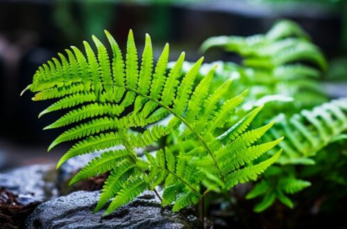 Une fougere dans le jardin