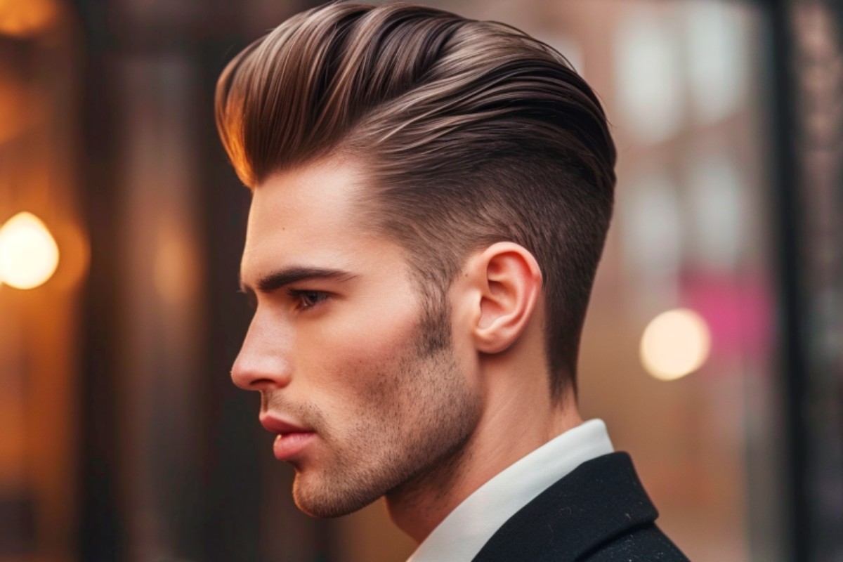 quiff dégradé