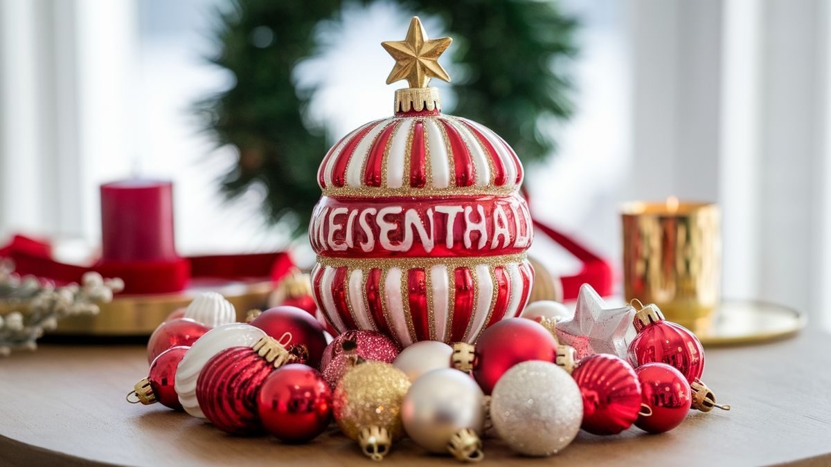 La boule star de Noël en Alsace, celle de Meisenthal