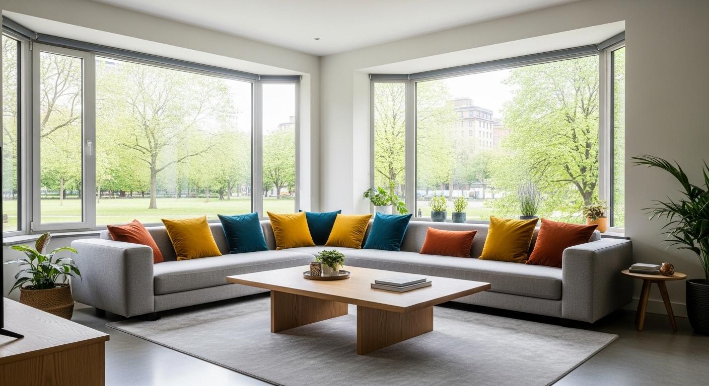 Un-salon-contemporain-avec-une-table-basse-design-en-chene-massif-placee-au-centre-entouree-dun-cana-1756657803 Table basse design made in design : le choix malin pour un salon stylé