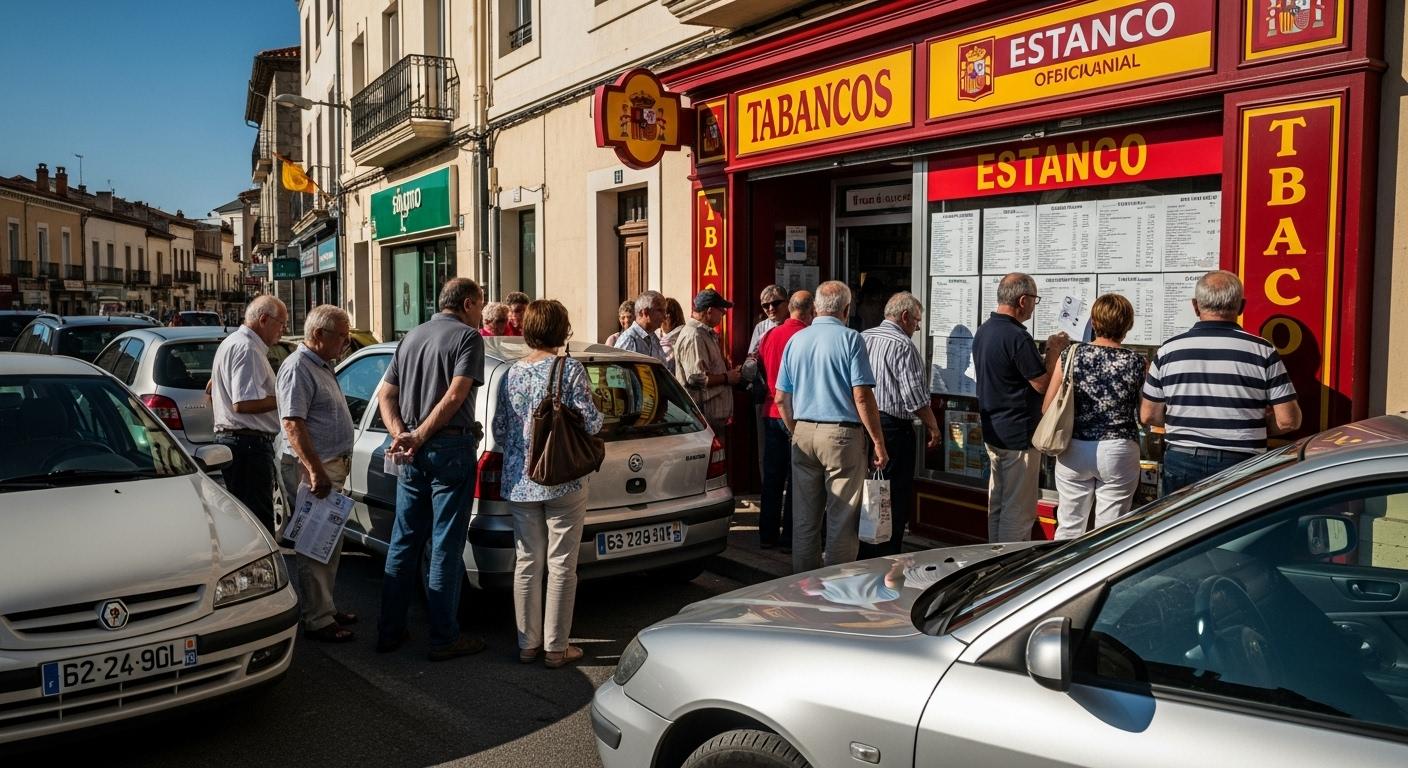 Groupe-de-clients-devant-un-estanco-espagnol-certains-consultent-des-listes-de-prix-affichees-en-vit-1758301206 Prix cigarette Espagne 2025 : les vrais tarifs et économies possibles